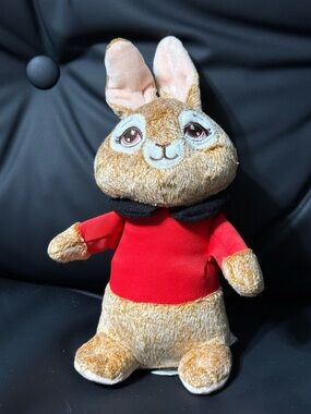 💞4/$35- Dan Dee Peter Rabbit Plush Bunny Red Sweater Stuffed Animal